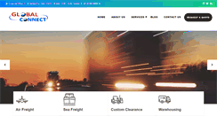 Desktop Screenshot of globalconnectlogistics.com